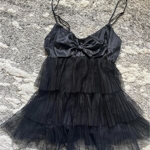 Victoria’s Secret black lingerie dress